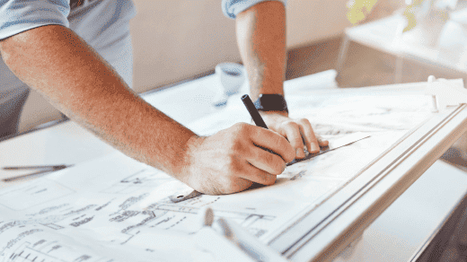 5도2촌 시공절차 02단계 - Technical drawings: Documentation and materials sample kit delivery.